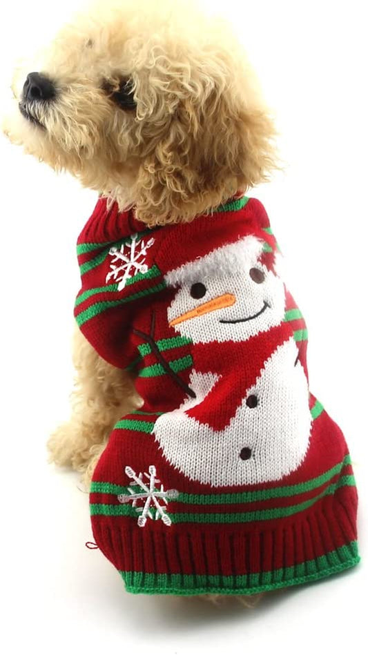 Snowmen and Paws: The Ultimate Pooch and Kitten Holiday Sweater Extravaganza! (Snowman style for the XXL cuties)