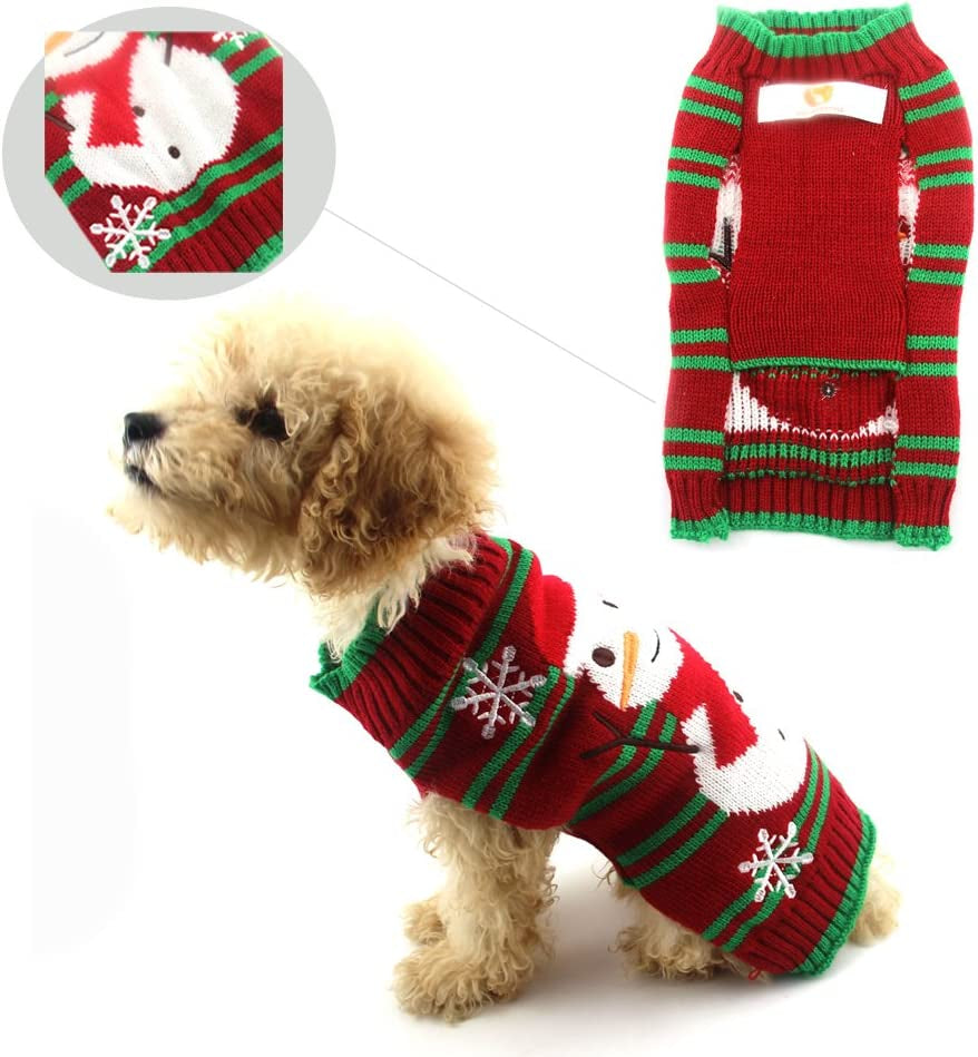 Snowmen and Paws: The Ultimate Pooch and Kitten Holiday Sweater Extravaganza! (Snowman style for the XXL cuties)